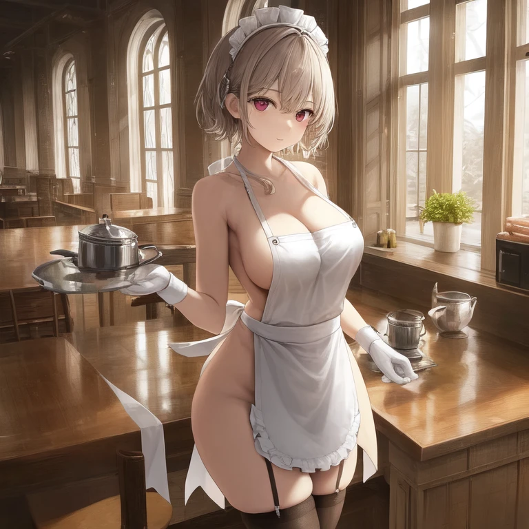 [Holara] Indoor Side boob Masterpiece Naked apron [Illustration]